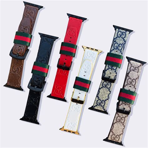 apple watch straps gucci|gucci interchangeable watch straps.